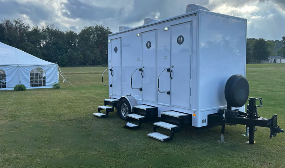 luxury portable restroom rental